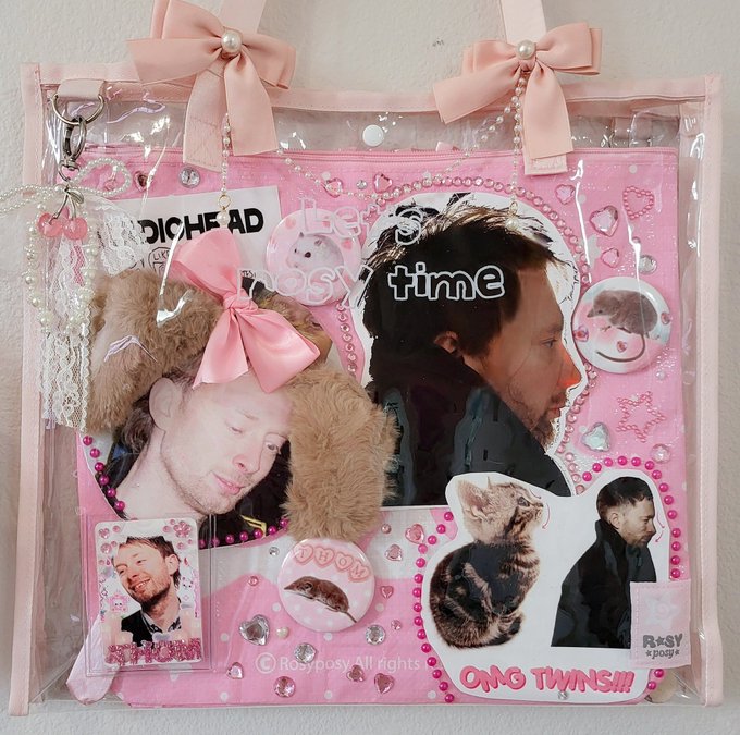 pink birthday bag